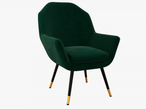 contemporary armchair 3D Модель