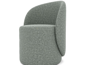 nordic style foldable swivel design stool makeup chair for bedroom 3Dモデル