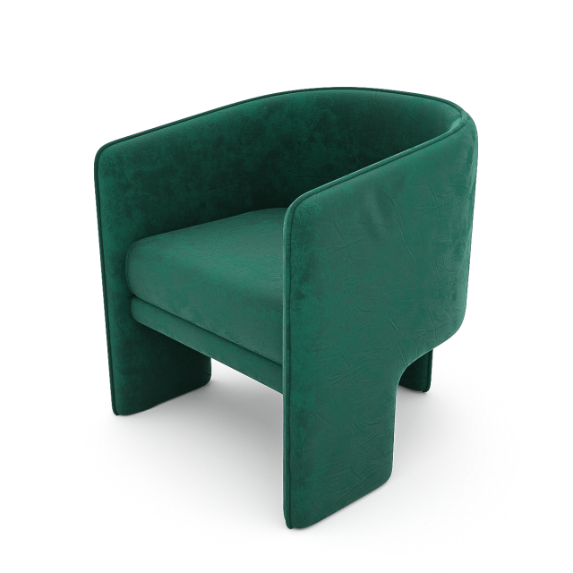 contemporary armchair Model 3D .c4d .max .obj .3ds .fbx .stl .blend 