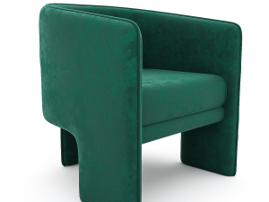 contemporary armchair Model 3D
