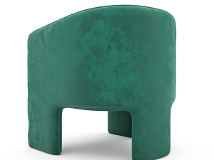 contemporary armchair Model 3D