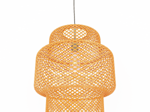 Nordic-simple-and-modern-rattan-chandelier 3D Model