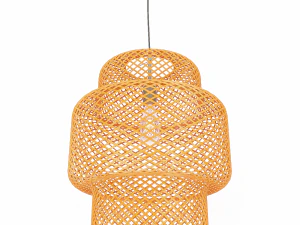 Nordic-simple-and-modern-rattan-chandelier 3D Model