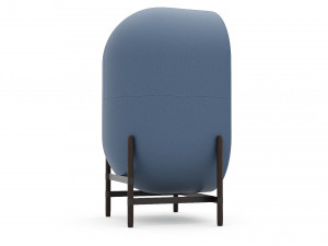 Contemporary blue armchair Modello 3D