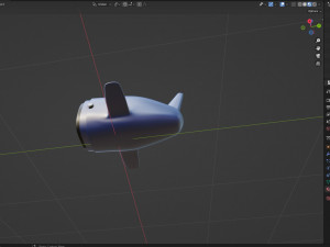 Clock resembling a blue plane and 3d print 3D Model