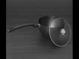 Ladle with marble lid 3D Model