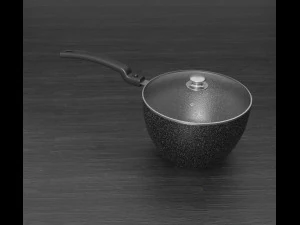 Ladle with marble lid 3D Model