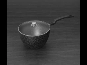 Ladle with marble lid 3D Model