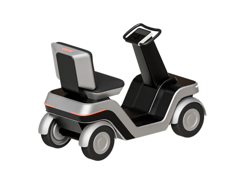 अर्बन ग्लाइड - व्यक्तिगत गतिशीलता का भविष्य लो-पॉली 3D मॉडल