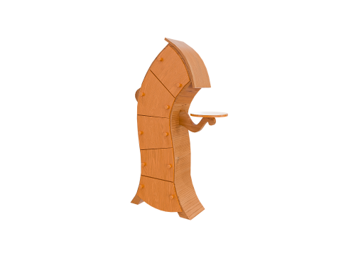 Fantasy wooden drawer 3D Модель