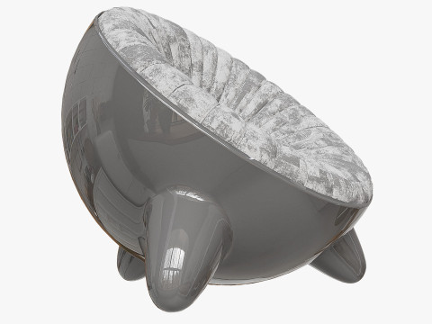 Abel lounge chair 3D Model