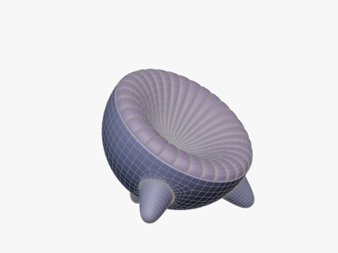 Abel lounge chair 3D Model