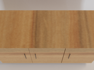 wooden cabinet 3D Модель