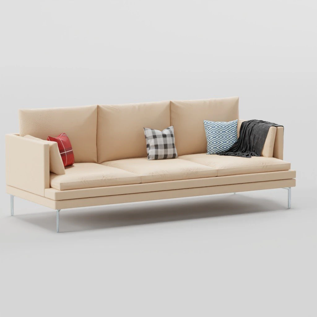 couch 3D Model .c4d .max .obj .3ds .fbx .stl .blend 