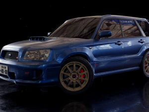 Subaru forester sti sg5 3D Model
