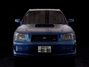 Subaru forester sti sg5 Modello 3D