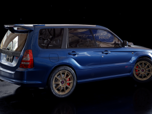 Subaru forester sti sg5 Modello 3D