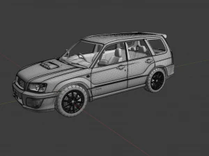Subaru forester sti sg5 3D Model