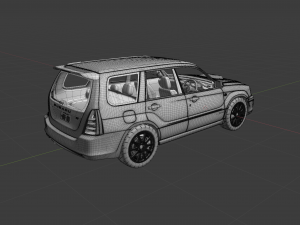 Subaru forester sti sg5 Modello 3D