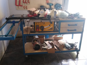saw bench dwe7492-b2 3Dモデル