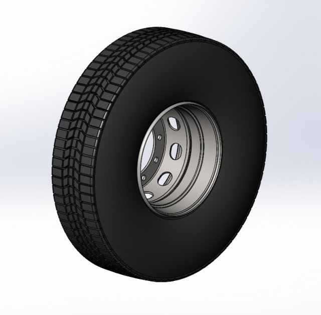 Wheel 3D Model .c4d .max .obj .3ds .fbx .stl .blend 