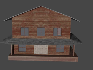 wooden house 3D Model