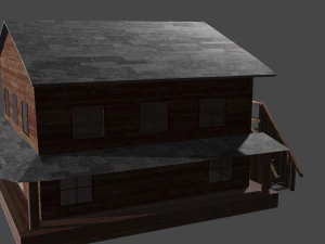 wooden house 3D Model