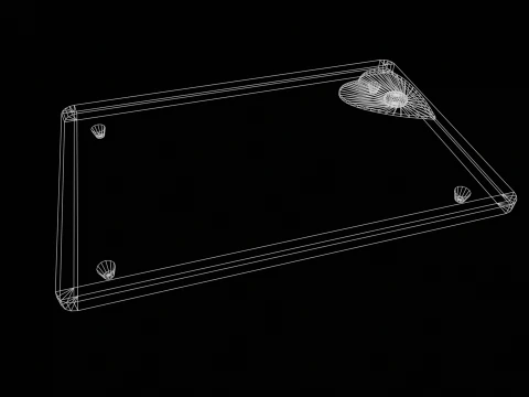 Ouija Board Low-poly AR VR Low-poly 3D Model