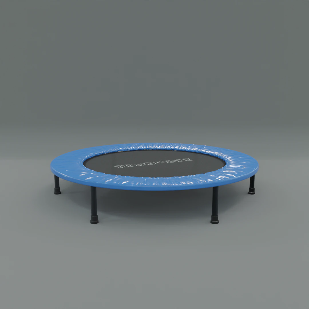 trampoline 3D Model .c4d .max .obj .3ds .fbx .stl .blend 