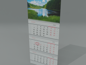 calendar Modèle 3D
