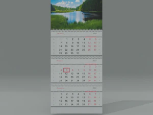 calendar 3D Model