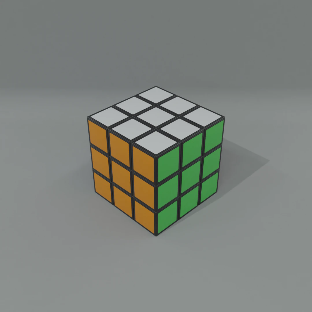rubiks cube 3D Model .c4d .max .obj .3ds .fbx .stl .blend