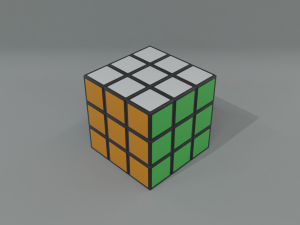 rubiks cube 3D-Modell