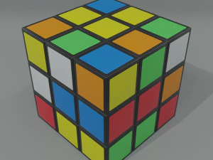 rubiks cube 3D Model