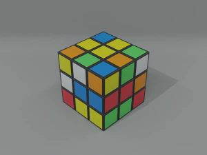 cubo de rubik Modelo 3D