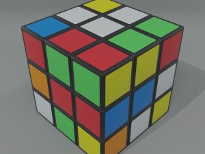 rubiks cube Model 3D