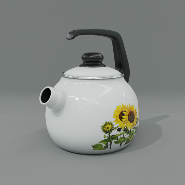 kettle 3D 模型 .c4d .max .obj .3ds .fbx .stl .blend