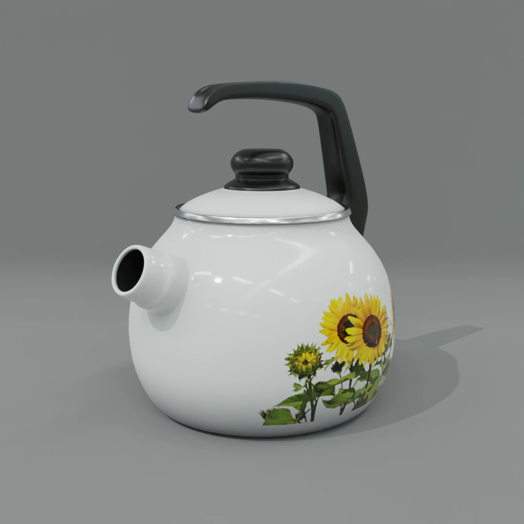 kettle 3D Model .c4d .max .obj .3ds .fbx .stl .blend 