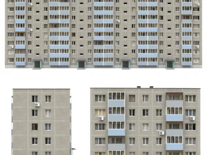 Procedural Soviet Building Generator 3D Model