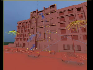 modern facade 3D Model