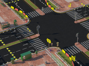 roadstreetcollection3dmodel Modello 3D