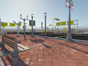 roadstreetcollection3dmodel Modello 3D