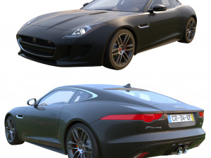 jaguar f type 3D मॉडल