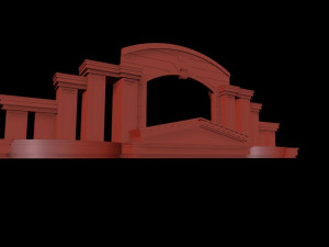 classic gate free 3D मॉडल