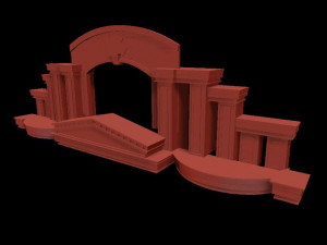 classic gate free 3D मॉडल