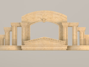 classic gate free 3D मॉडल