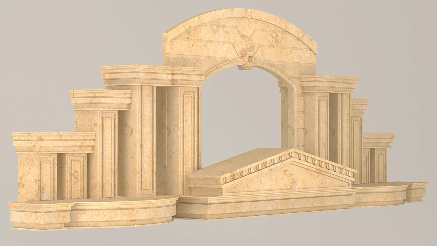 classic gate free 3D Model .c4d .max .obj .3ds .fbx .stl .blend 