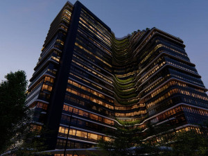 Residential Tower 3D 模型