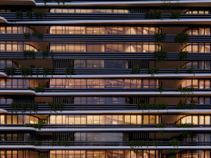 Residential Tower 3D 模型