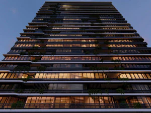 Residential Tower 3D Model
